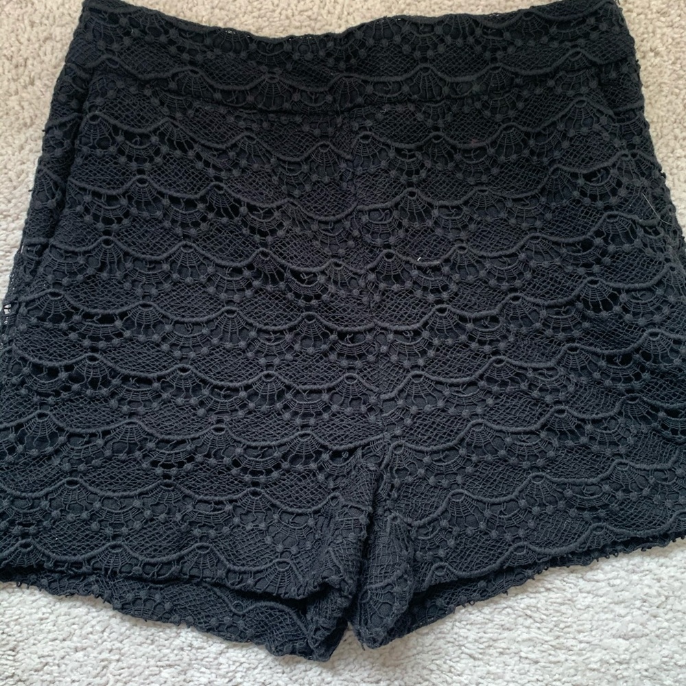 High waisted shorts